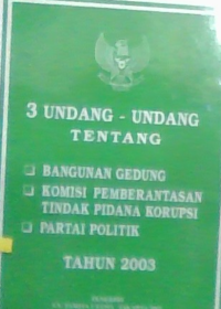 Image of 3 undang-undang tentang