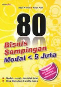 Image of 80 Bisnis Sampingan Modal < 5 Juta