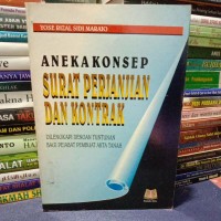 Image of Aneka konsep surat perjanjian dan kontrak