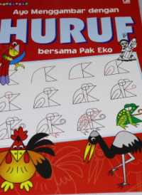 Image of ayo gambar huruf bersama pak eko