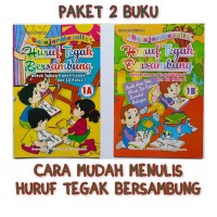 Image of belajar meulis huruf tegak beusambung