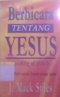 Image of Berbicara Tentang Yesus