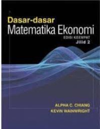 Image of Dasar-dasar Matematika Ekonomi Jilid 2