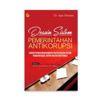 Image of Desain Sistem Pemerintahan Anti Korupsi