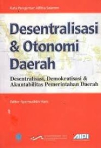 Image of Desentralisasi & Otonomi Daerah