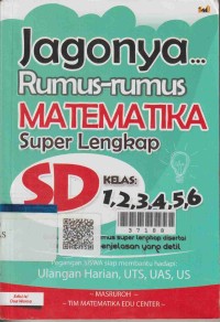 Image of Jagonya Rumus-rumus Matematika Super Lengkap