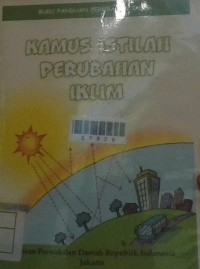 Image of kamus istila perubahan iklim