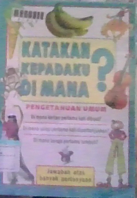 Image of Katakan Padaku Di Mana