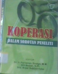 Image of Koperasi dalam sorotan peneliti