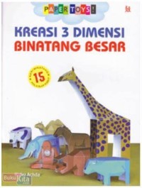 Image of kreasi 3 dimensi binatang besar