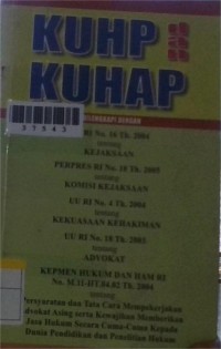 Image of KUHP KUHAP