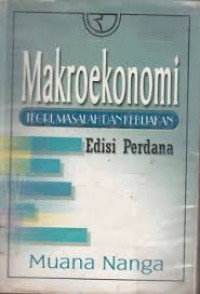 Image of makroekonomi teori, masalah dan kebijakan