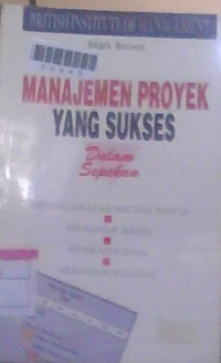 Image of manajemen proyek yang sukses dalam sepekan