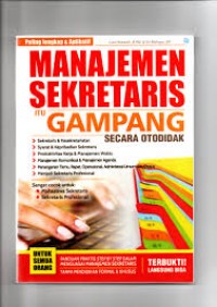 Image of Manajemen Sekretaris Itu Gampang