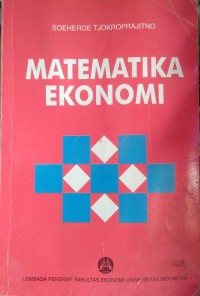 Image of Matematika Ekonomi