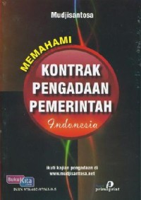 Image of Memahami Kontrak Pengadaan Pemerintah Indonesia