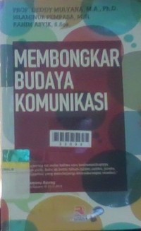 Image of Membongkar budaya komunikasi