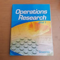 Image of Operations Research jilid 1