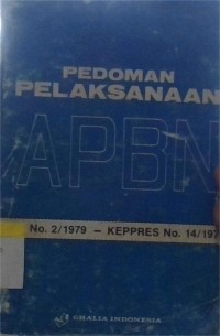 Image of Pedoman Pelaksanaan APBN