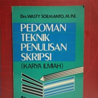 Image of Pedoman Teknik Penulisan Skripsi