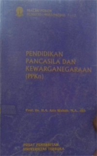 Image of Pendidikan Pancasila Kewarganegaraan (PPKN)