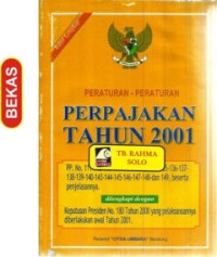 Image of Perpajakan Tahun 2001
