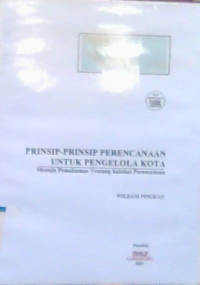 Image of Prinsip-prinsip perencanaan untuk pengelolaan kota