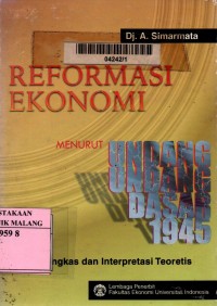 Image of Reformasi Ekonomi
