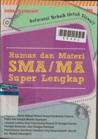 Image of Rumus dan Materi SMA/MA Super Lengkap