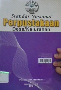 Image of Standar Nasional Perpustakaan Desa/Kelurahan