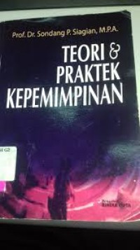 Image of Teori dan praktek kepemimpinan