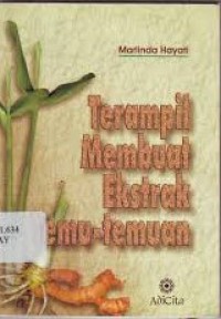 Image of Terampil Membuat Ekstrak Temu-Temuan