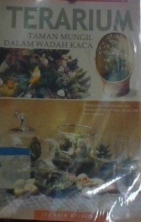 Image of Terarium taman mungil dalam wadah kaca