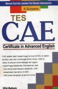 Image of Tes Cae (Certificat In Advanced English)